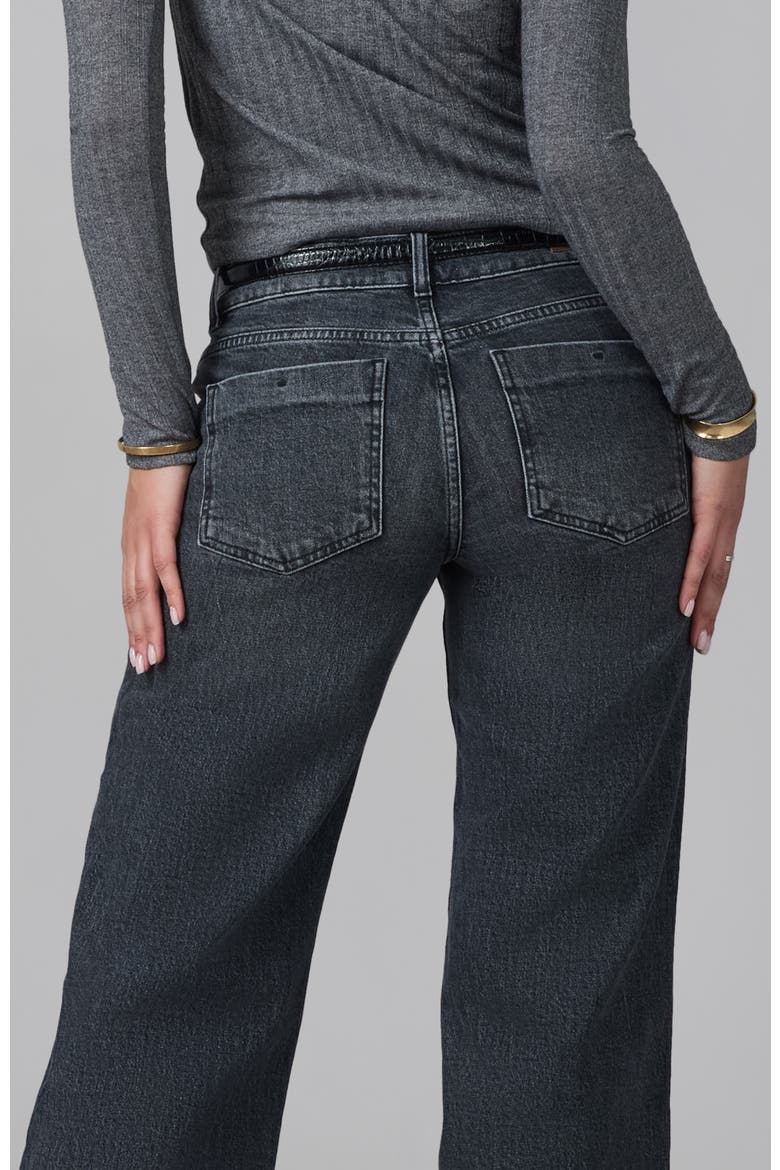 Miro Mid Rise Comfort Straight Jeans, Alternate, color, Grey
