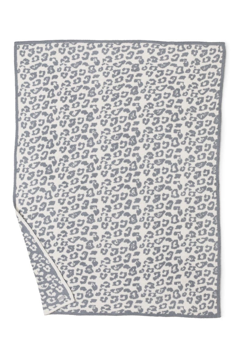CozyChic® Animal Print Throw Blanket, Alternate, color, MOONBEAM/ CREAM