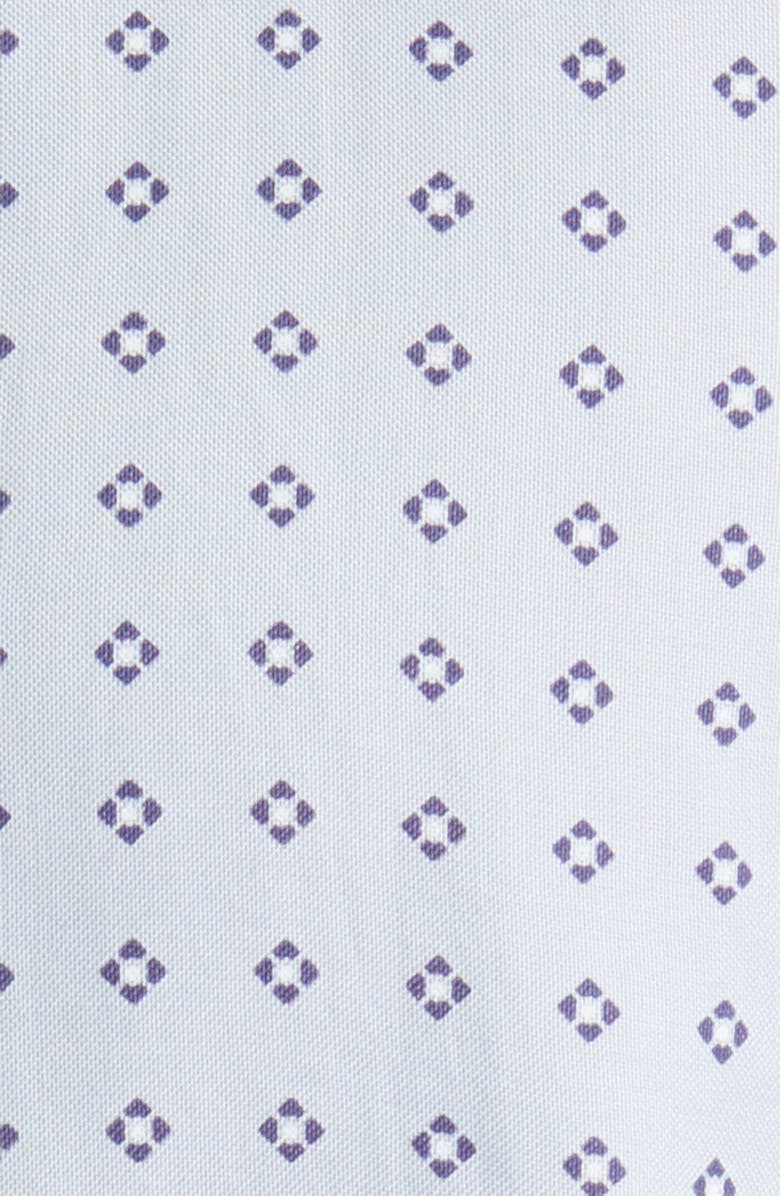 BOSS Roan Kent Slim Fit Foulard Print Cotton Button-Up Shirt, Alternate, color, 