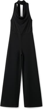 MANGO Scarf Halter Neck Jumpsuit