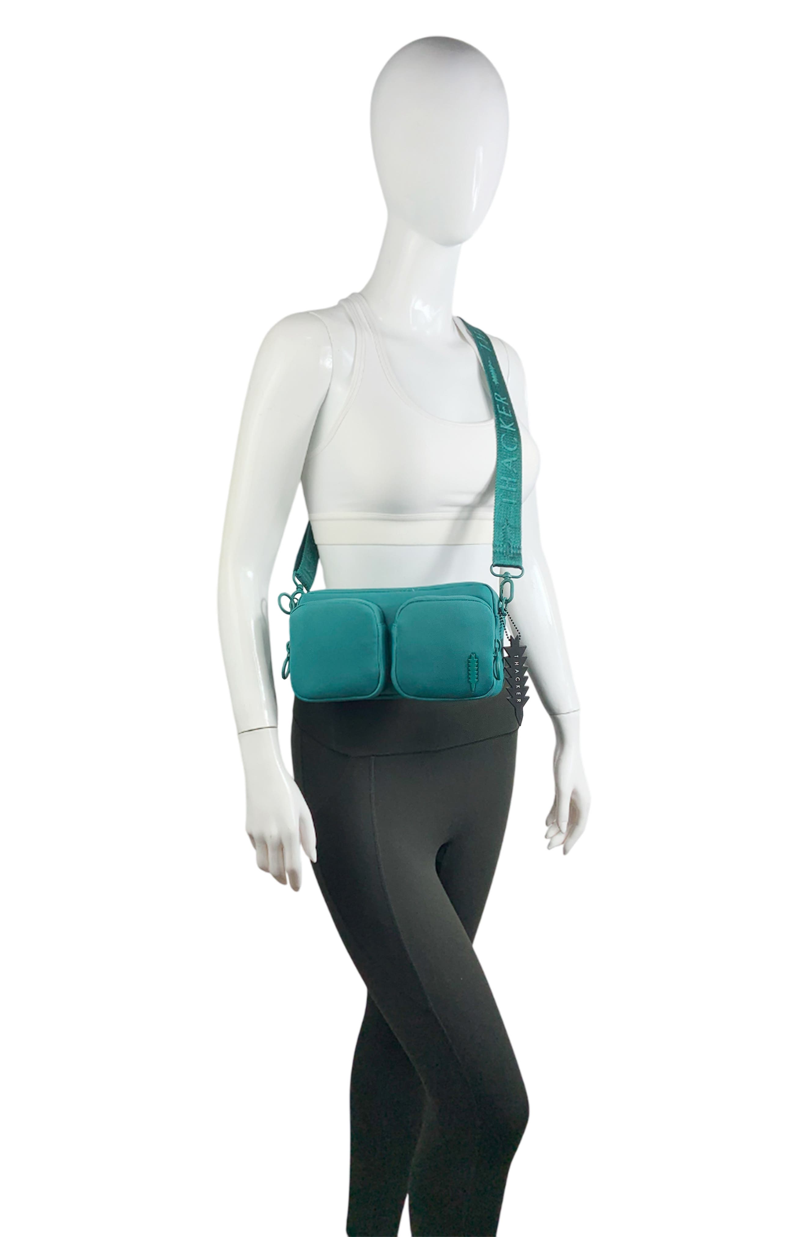 Thacker Lio Neoprene Crossbody Bag, Alternate, color, Teal
