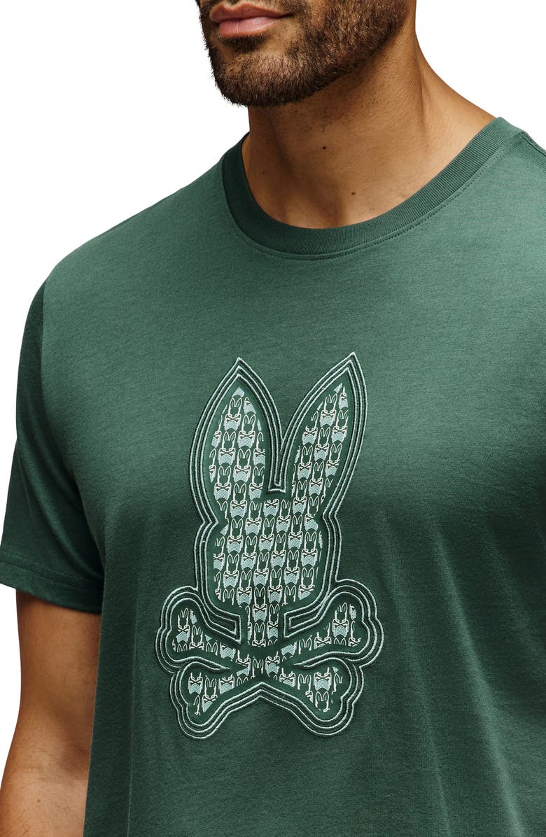 Psycho Bunny Johnny Garden Logo Graphic T-Shirt, Alternate, color,