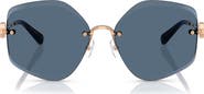 Tory Burch 58mm Irregular Sunglasses