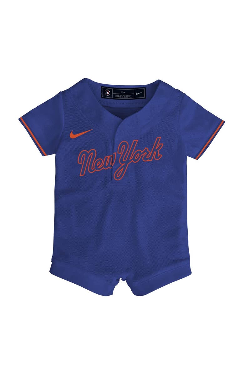 Nike Infant Nike Royal New York Mets Alternate Replica Romper Jersey, Alternate, color, Royal