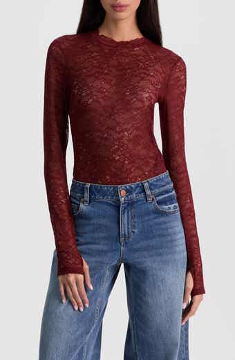 Alice + Olivia Taeyn Lace Bodysuit