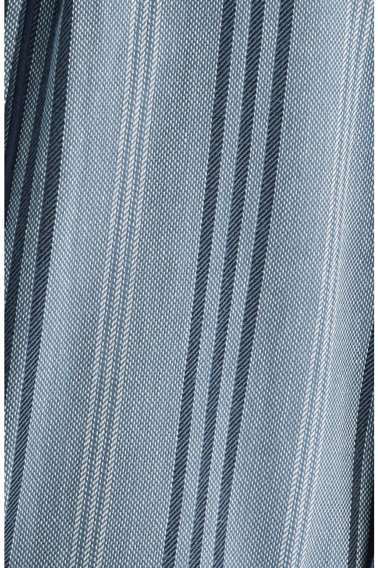 Saltwater Cotton Robe, Alternate, color, DENIM STRIPE