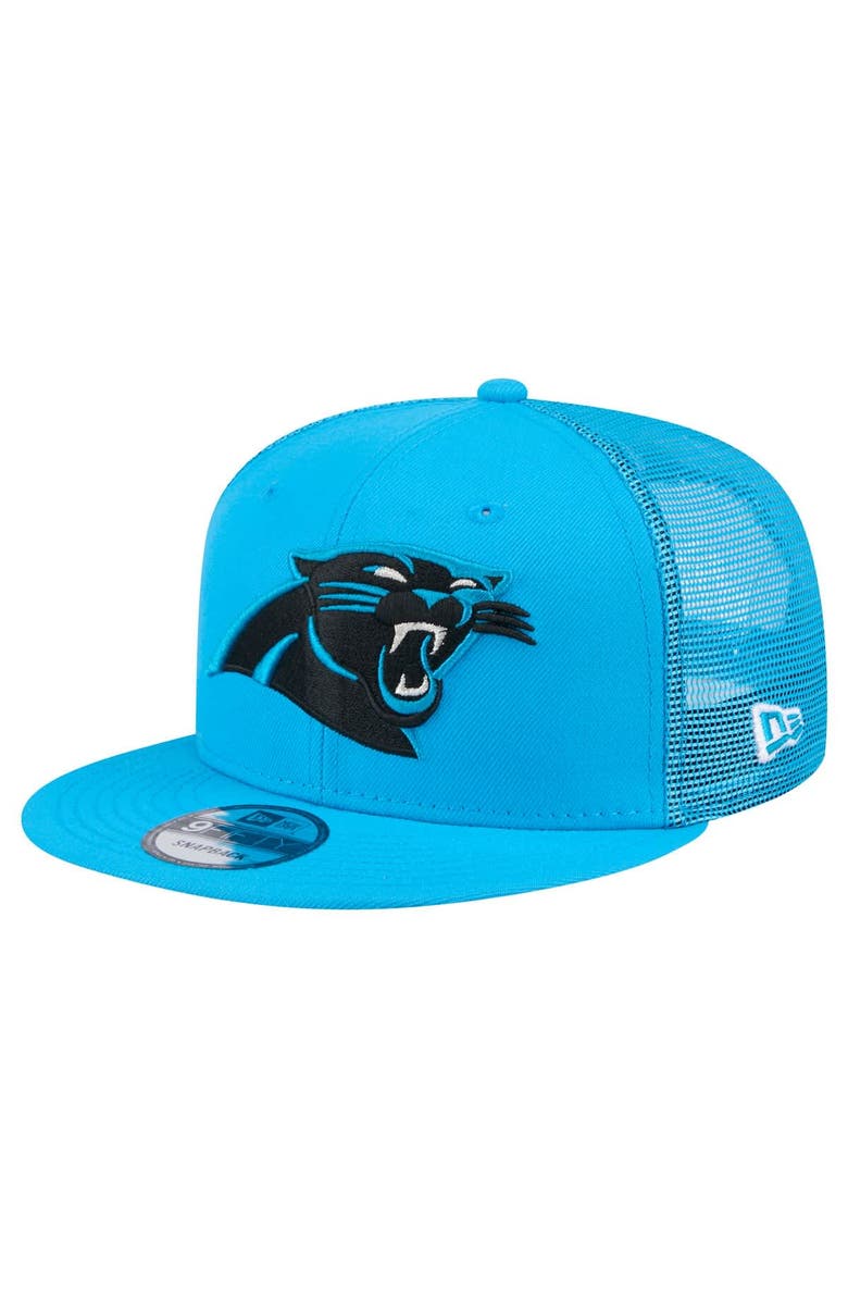 New Era Men's New Era Blue Carolina Panthers Main Trucker 9FIFTY Snapback Hat, Main, color, Blue