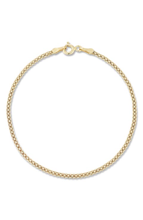 <p>14K Gold Chain Bracelet</p>