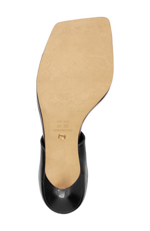 Arezzo Kendall Mid Slide Sandal In Black