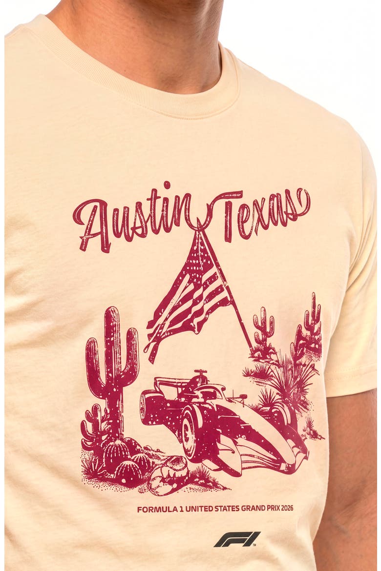 F1® Austin Graphic T-Shirt, Alternate, color, BUTTERCREAM
