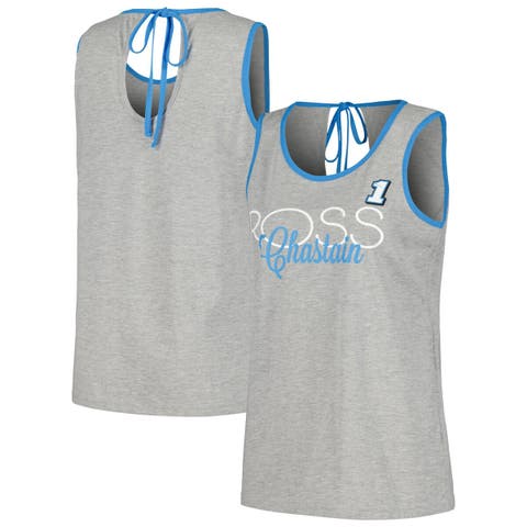 Women
s G-III 4Her by Carl Banks Heather Gray Ross Chastain Fastest Lap Fashion Tank