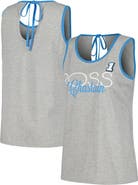 G-III 4HER BY CARL BANKS Women's G-III 4Her by Carl Banks Heather Gray Ross Chastain Fastest Lap Fashion Tank
