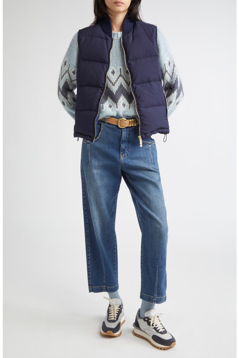 Crop Straight Leg Jeans, Alternate, color, 08N ZUCCHERO