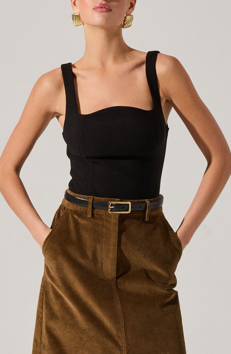 ASTR the Label Kendal Bodysuit, Main, color, Black