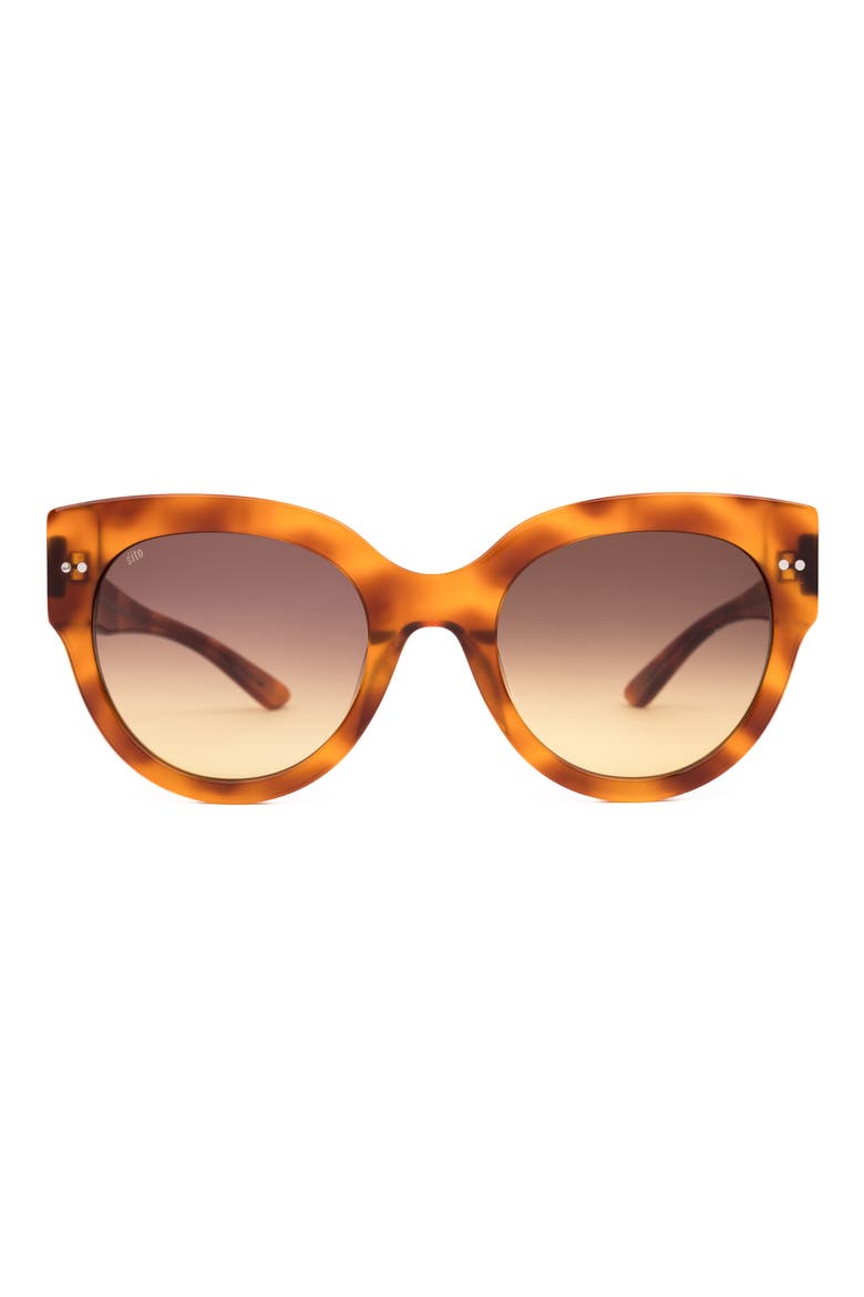 Good Life 54mm Gradient Round Sunglasses, Main, color, BROWN