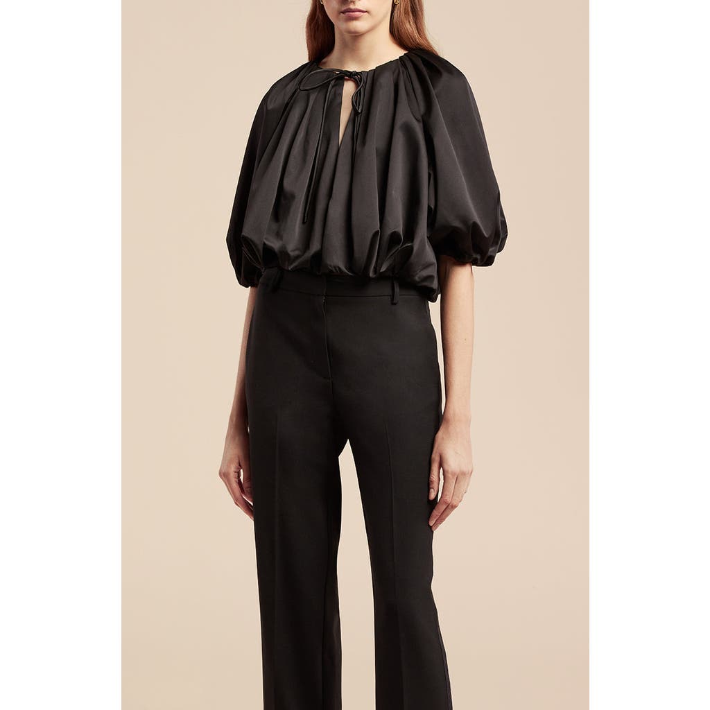 REBECCA TAYLOR REBECCA TAYLOR SATEEN BUBBLE TOP