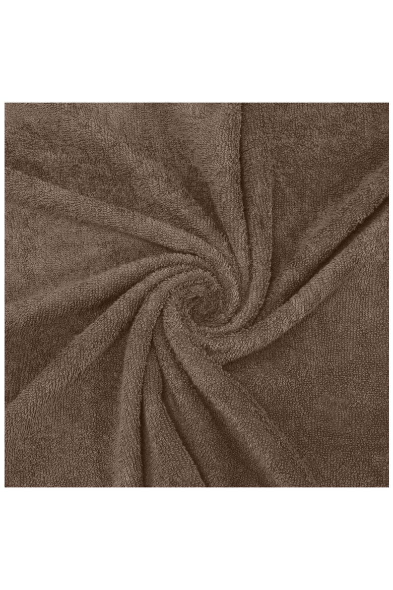 Essentials 6-Piece Cotton Bath Towel Set, Alternate, color, DEMITASSE