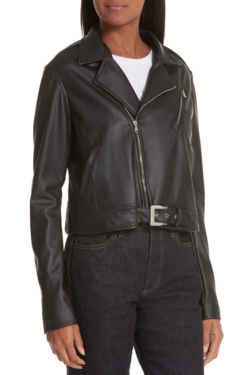 Simon Miller x Paramount Grease Faux Leather Biker Jacket, Alternate, color, 