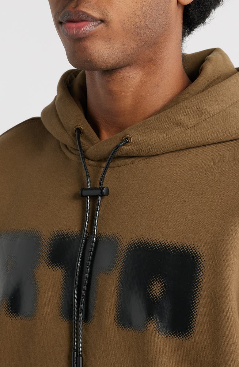 RtA Dion Teak Radio House Graphic Hoodie, Alternate, color, Teak Radio House