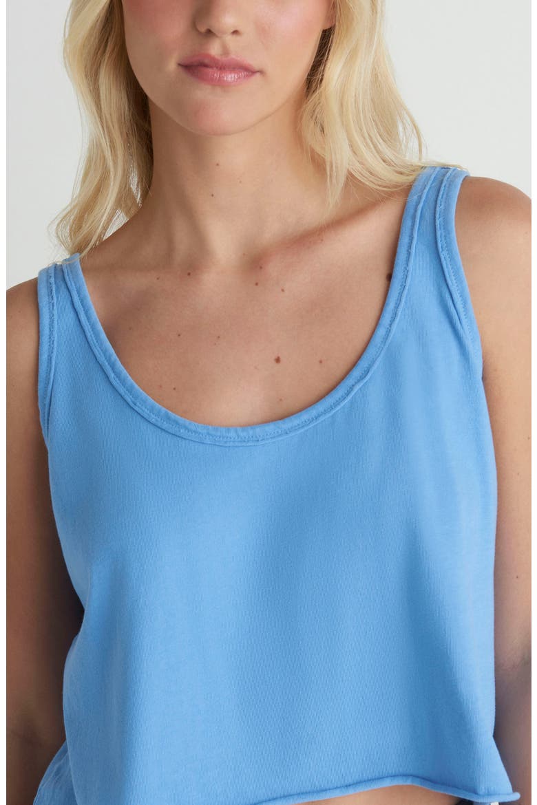 California Crop Cotton Jersey Tank, Alternate, color, PROVENCE