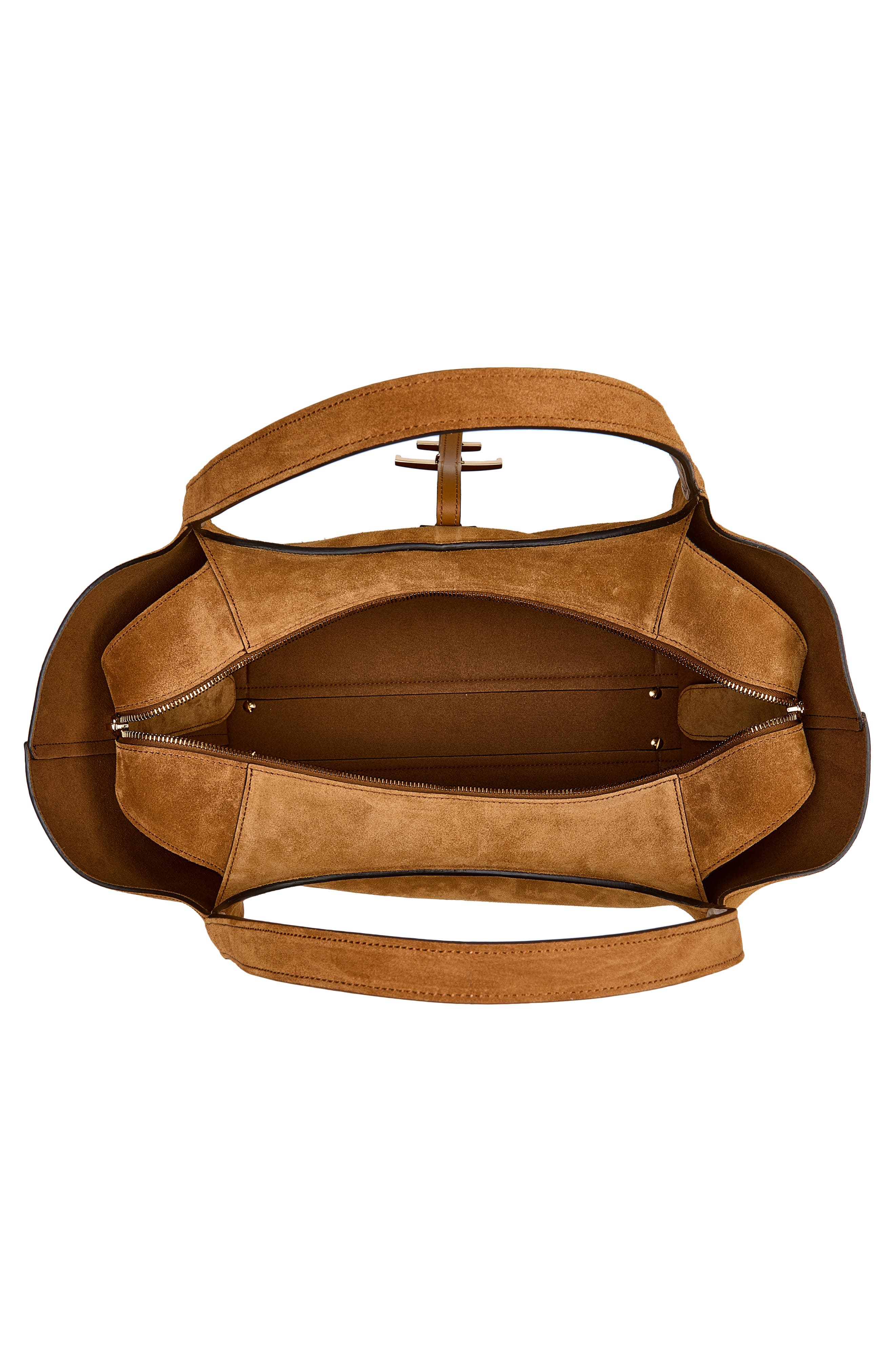 Small T-Timeless Shopper, Alternate, color, TERRA/ CAMMELLO