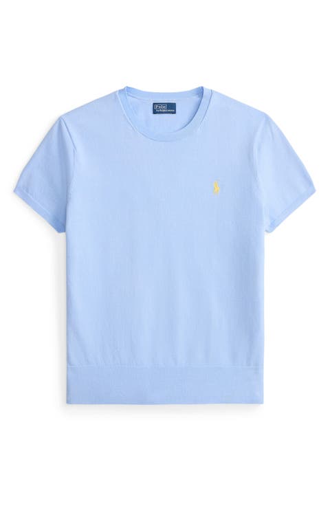 Short Sleeve Crewneck Sweater