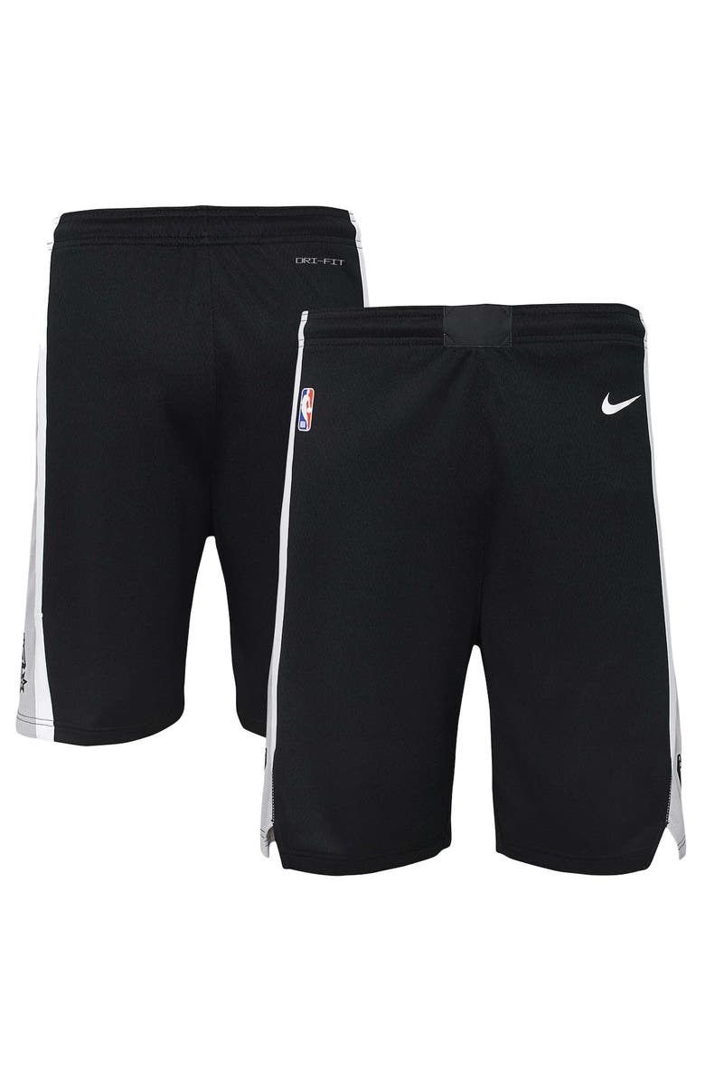 Nike Youth Nike Black San Antonio Spurs Swingman Performance Shorts – Icon Edition, Main, color, Black