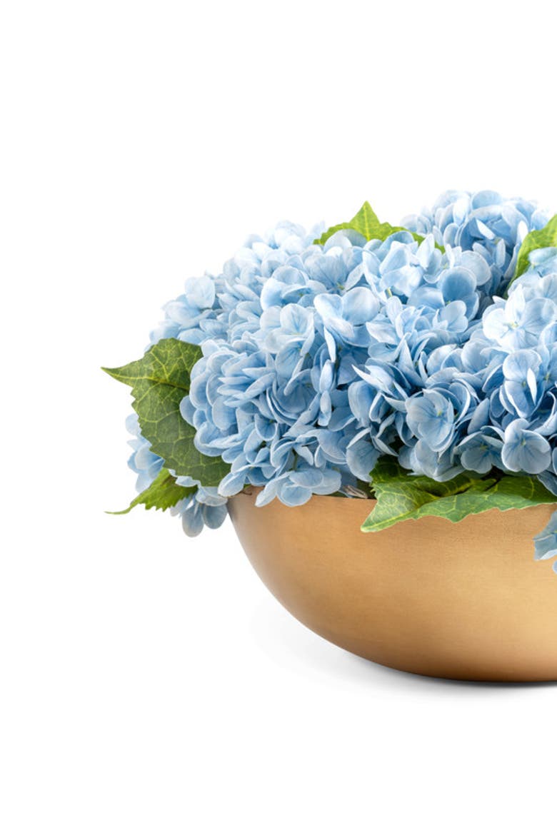 Ian Realtouch Hydrangea Arrangement, Alternate, color, Azure