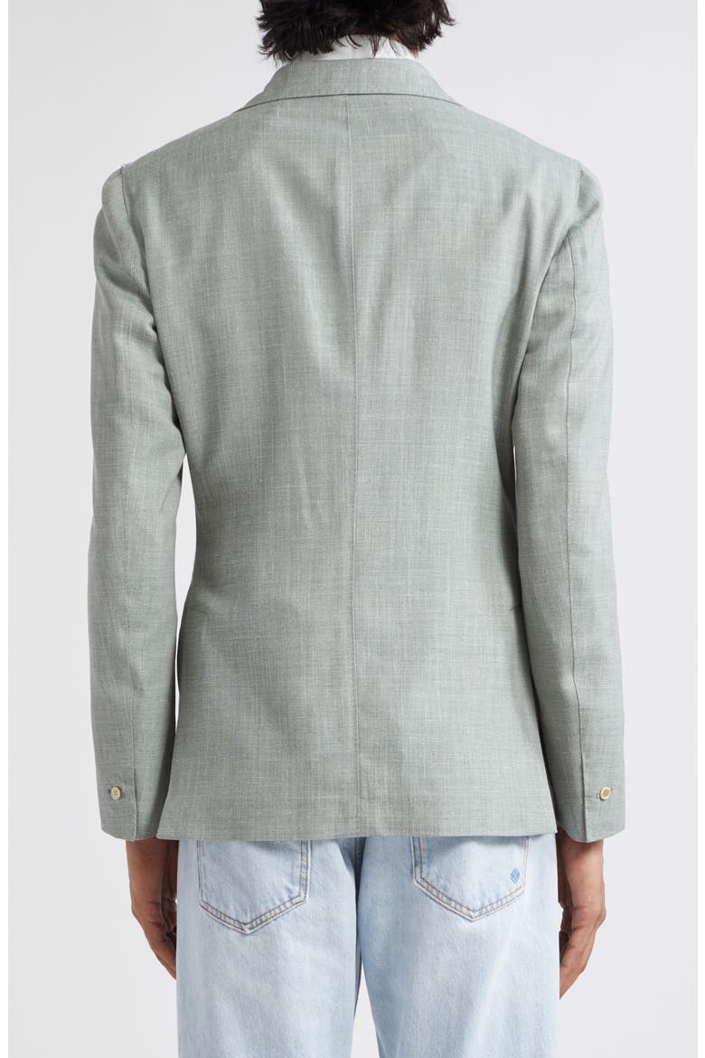 Wool Blend Blazer, Alternate, color, MILITARY GREEN