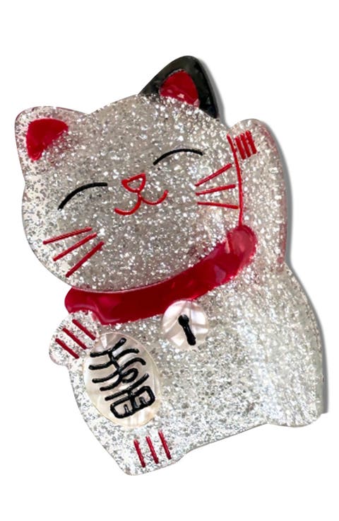 Lucky Cat Claw Clip