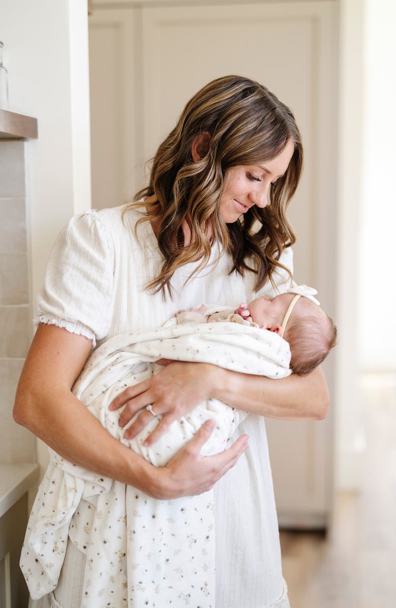 SARANONI Minky Stretch Blanket, Alternate, color, Posy