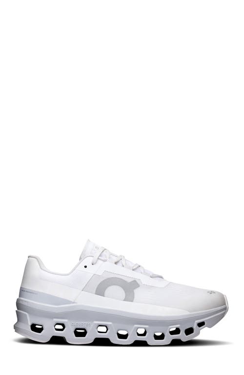 On Cloudmster Running Shoe In White