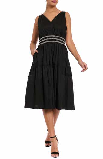 Shirred Stretch Cotton Sundress