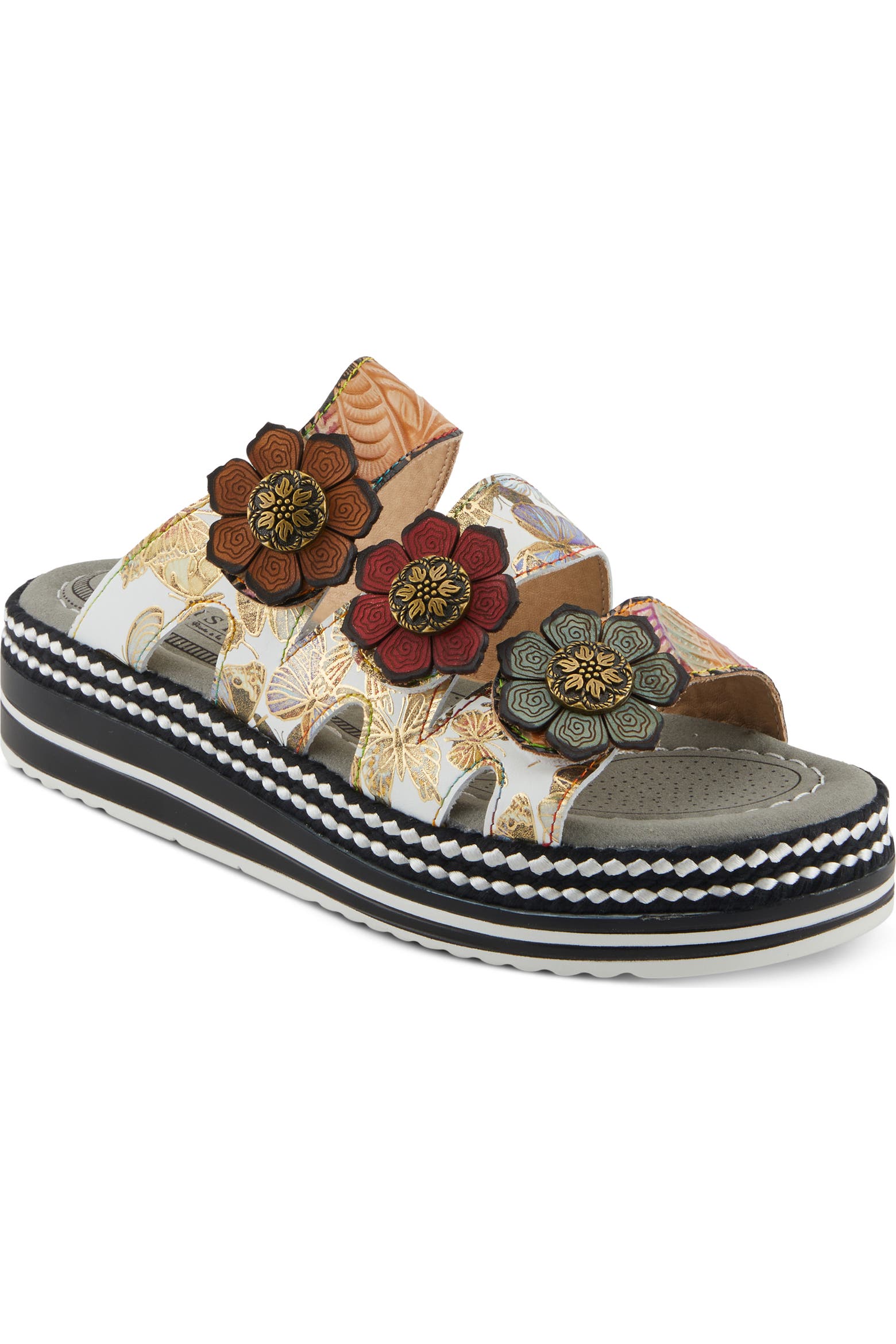 Zip Rack Slide L'Artiste by Spring Step Naomi Platform Slide Sandal (Women ...