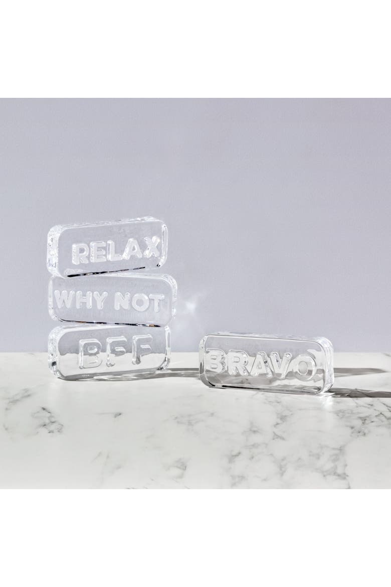 Paroles Paroles BFF Paperweight, Alternate, color, Clear
