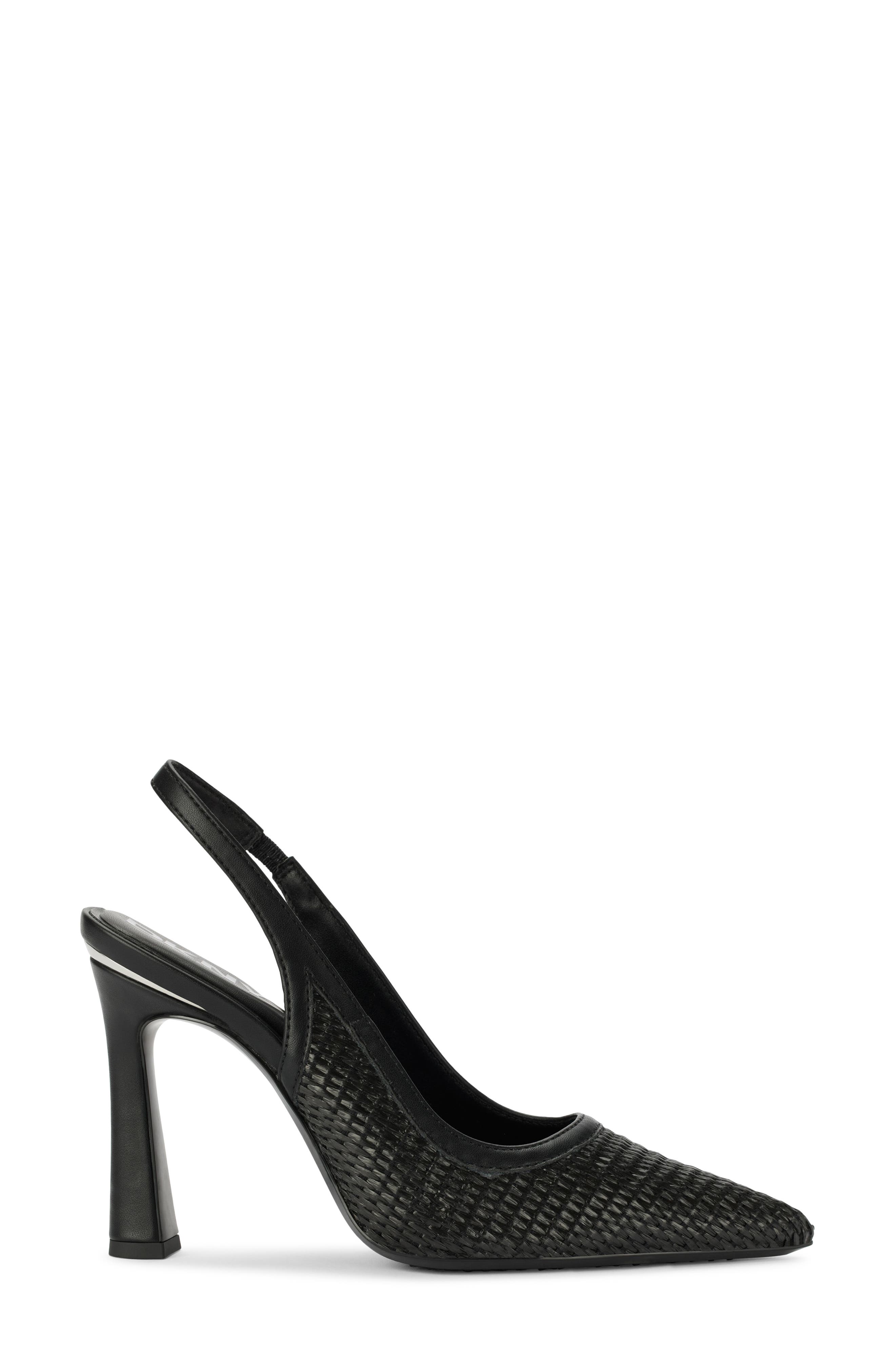 Cinette Slingback Pump, Alternate, color, BLACK
