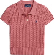 Polo Ralph Lauren Kids' Mini Cable Cotton Polo Sweater