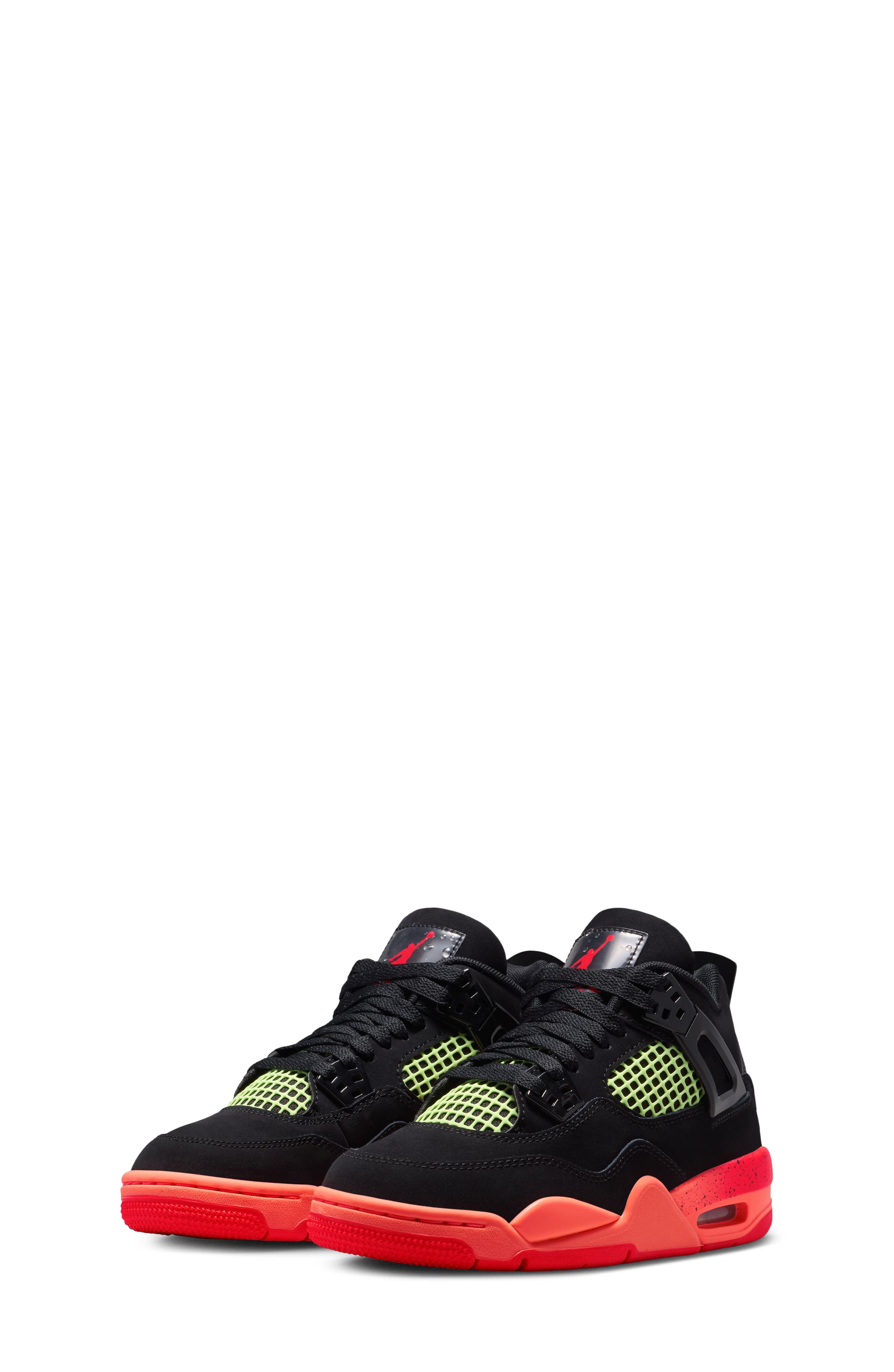 Jordan Kids' Air Jordan 4 Retro Basketball Sneaker, Alternate, color, 