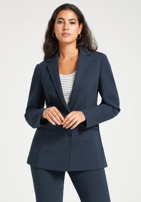 Classic Blazer Stretch Ponte