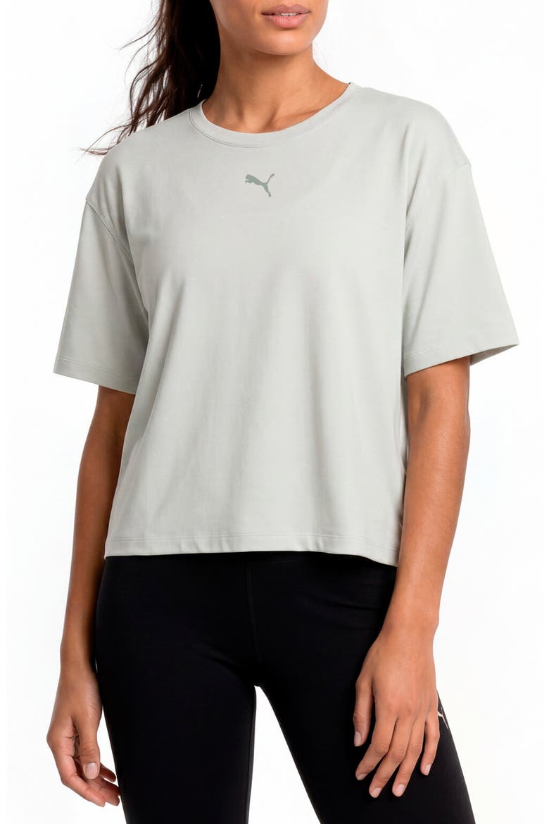 CLOUDSPUN Relaxed T-Shirt, Main, color, CREME DE MINT