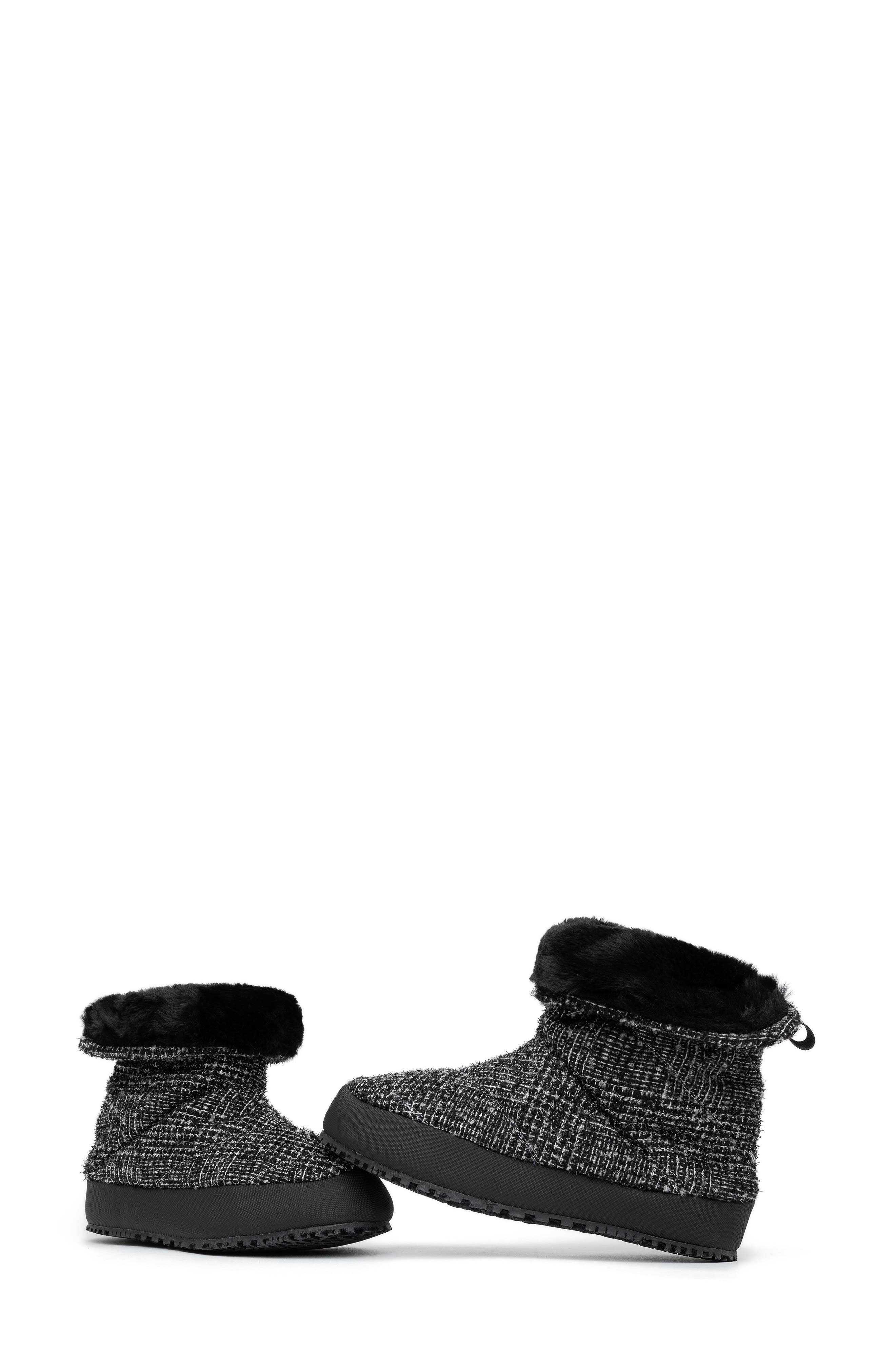 P448 Quilted Faux Fur Bootie, Alternate, color, 