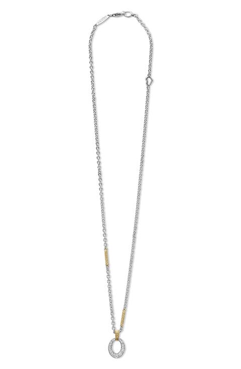 Caviar Luxe Diamond Pavé Pendant Necklace