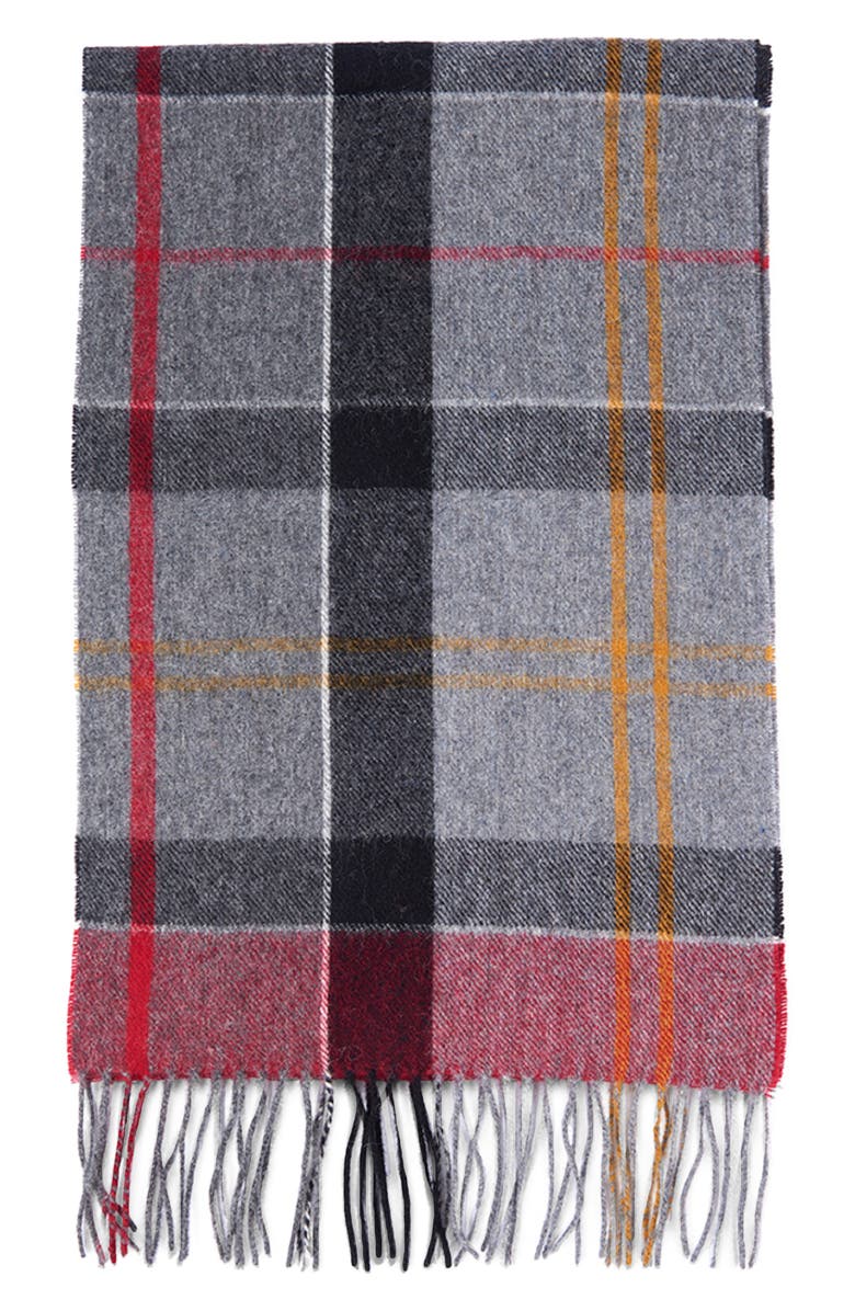 Barbour Inverness Tartan Wool Scarf, Alternate, color, 