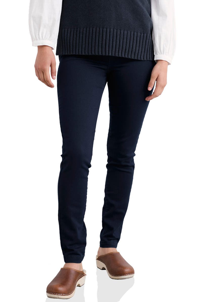 Seasalt Cornwall Bosvenning High Waist Jeggings, Main, color, Squid Ink