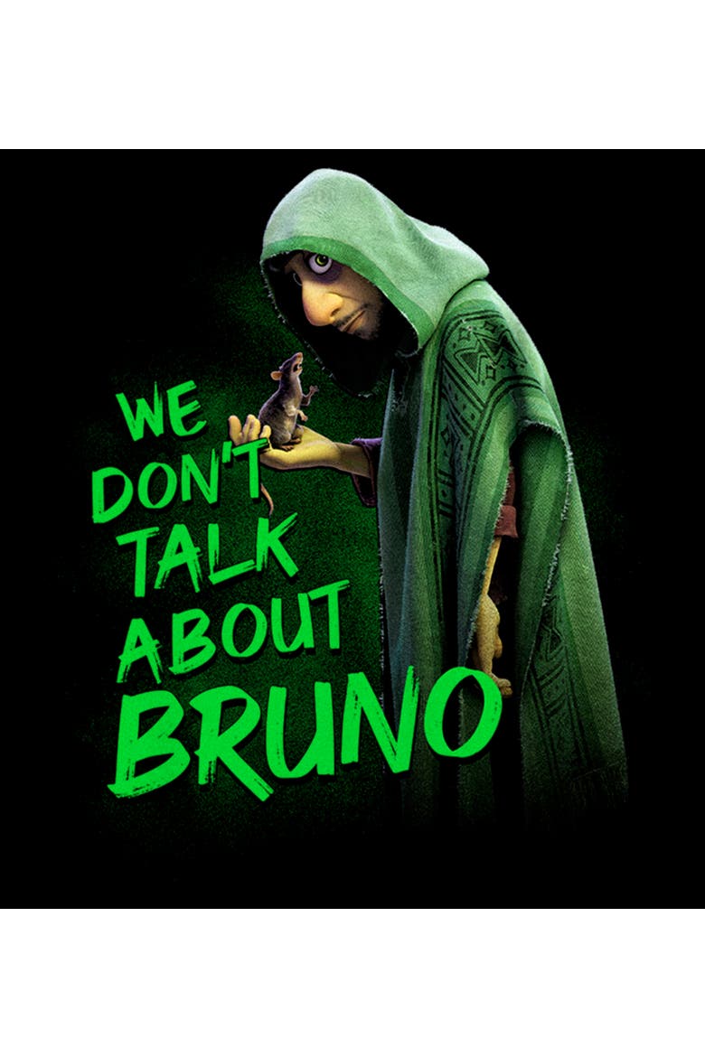 Boy's Encanto We Don't Talk About Bruno  Graphic T-Shirt, Alternate, color, Black