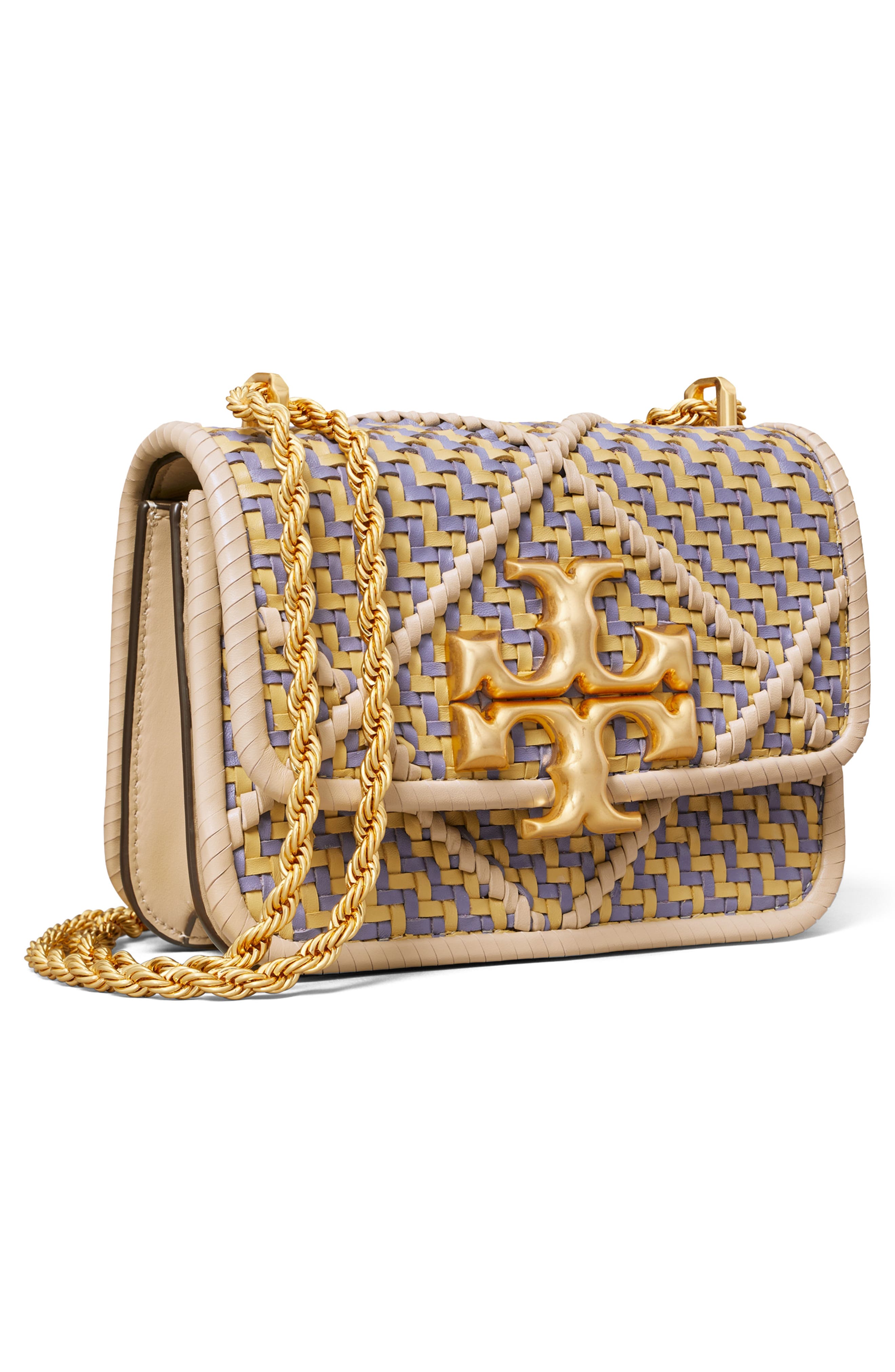 Tory Burch Eleanor Woven Shoulder Bag, Alternate, color, 