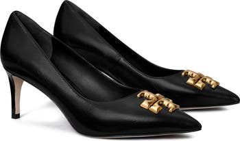 Tory Burch Eleanor Angled Pump 24.5センチ Tory Burch Women's Eleanor Pointed Toe High Heel Pumps