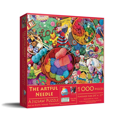 The Artful Needle 1000 piece Jigsaw Puzzle for Adults