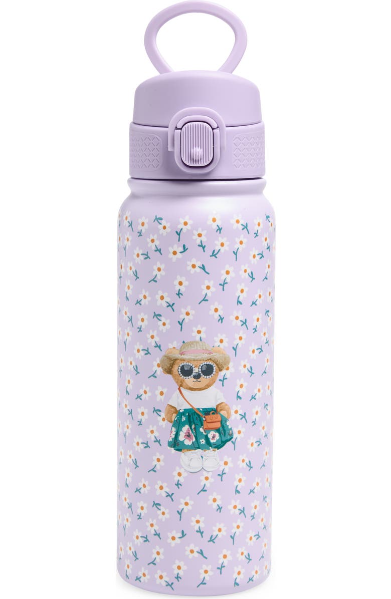 Mayim 25-Ounce Chill Flow Stainless Steel Water Bottle, Main, color, Lilac