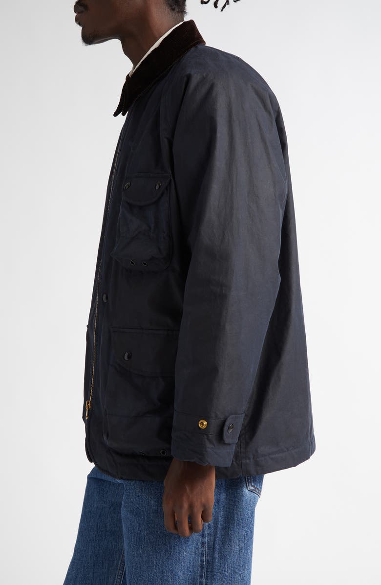Drake's Water Repellent Waxed Cotton Coverall Jacket, Alternate, color, 